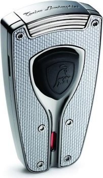 Lamborghini lighter 'Forza' carbon silver