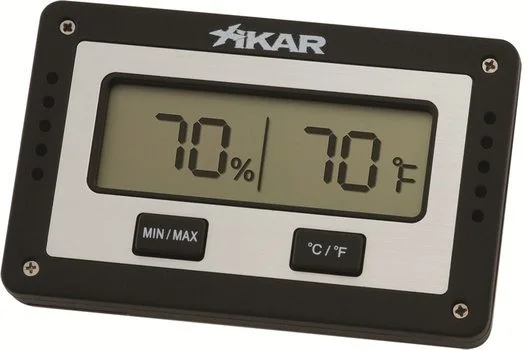 Xikar Digital Humidor Hygrometer Firkantet