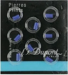 S.T. Dupont Flints 8 stk Blå