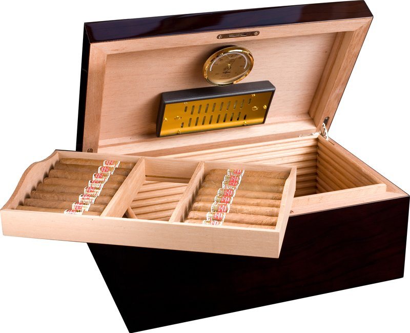 Humidor za cigare od ebanovine adorini Genova Deluxe