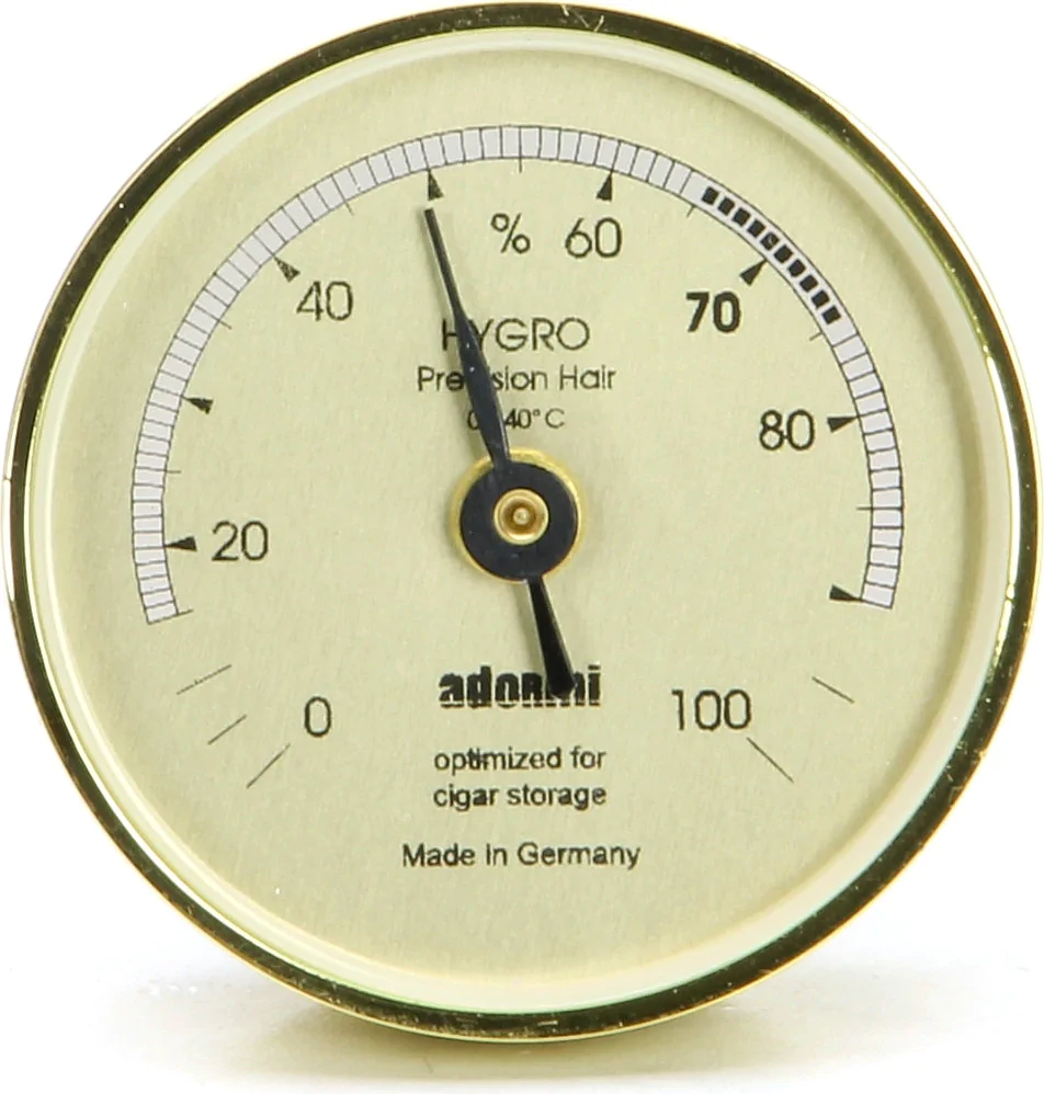 ADORINI SMALL HYGROMETER GOLD - Faustotobacco