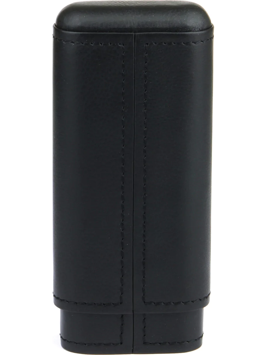 Adorini Leather Cigar Case - Black Stitching