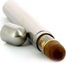 Adorini cigar case high-grade steel 1 cigar Cedar