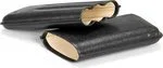 Colibri Corona Læder Cigar Holder sort på sort