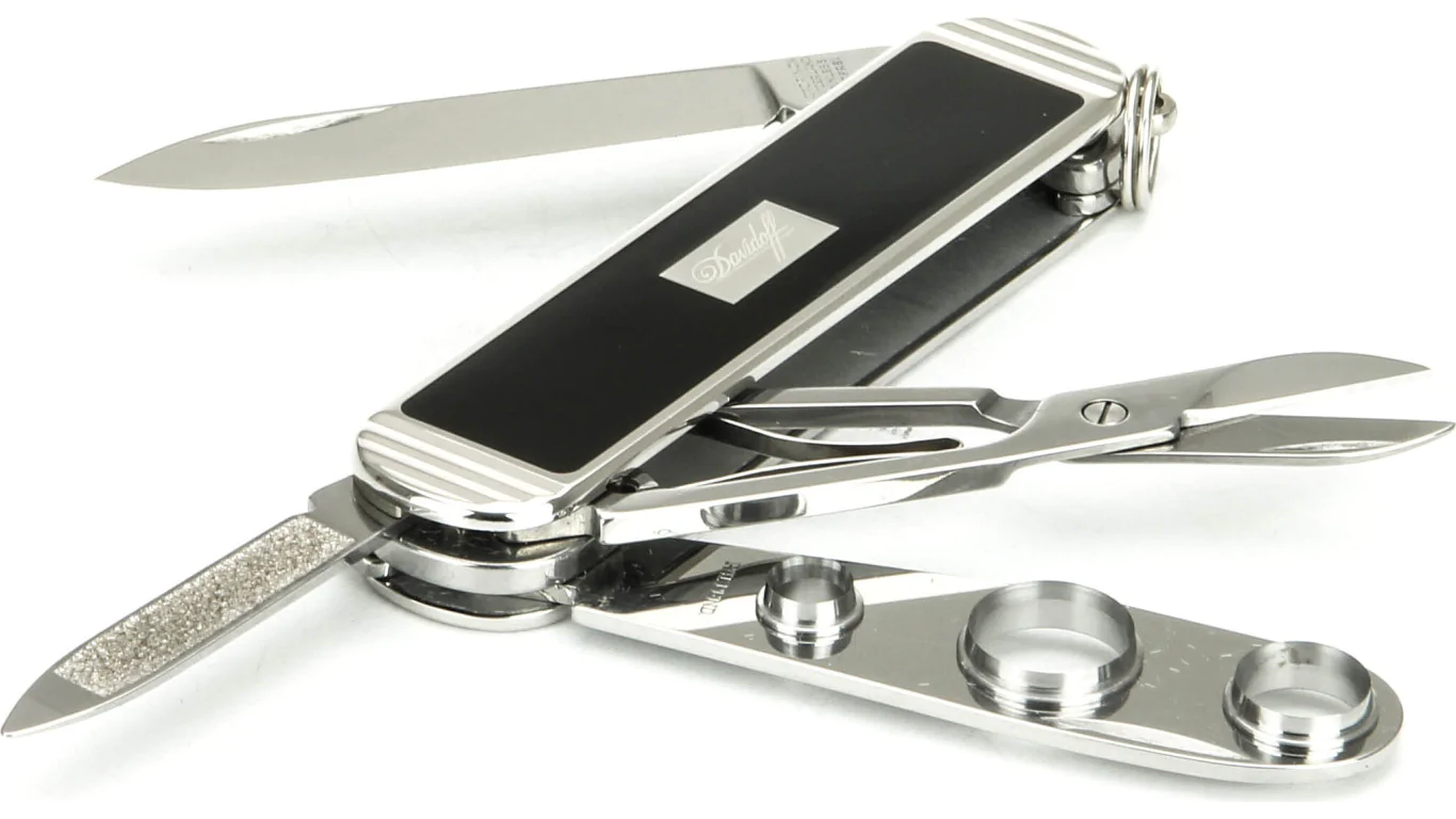 Davidoff Cigar Cutter Black Lacquer Free U.S. shipping