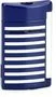 ST Dupont Minijet lighter 10105 - Navyblå/hvite striper