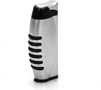Koselig Jet Lighter krom/sort gummi