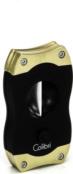 Colibri V-Cut Sigar kutter sort/gull