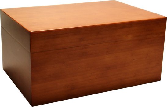 Humidor Bamboo Brown Frosted 100