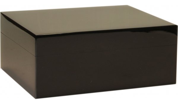 Guy Janot Zongora Fekete Lakk Humidor 35 Szivarhoz