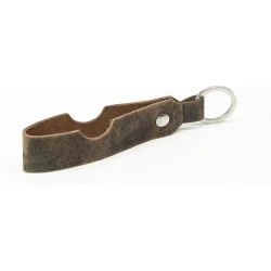 adorini cigar & pipe rest leather keychain 