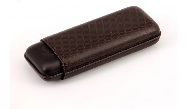 Davidoff Cigar Case XL-2 Brown Leather 'Enjoy'