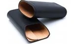 adorini Genuine Leather Cigar Case for 2 Double Coronas