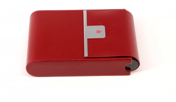 HF Barcelona R Travel 5 Utazó Humidor Piros