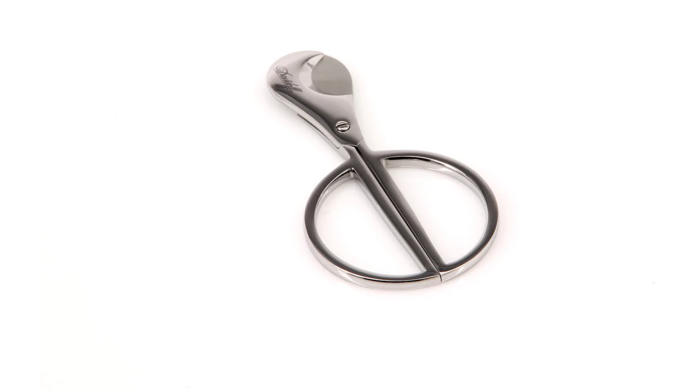 Davidoff Stainless Steel Pocket Scissor Cigar Cutter