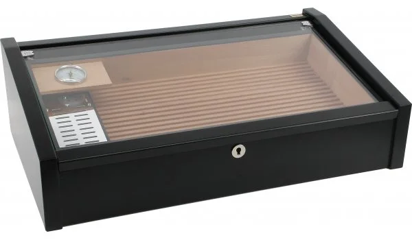Vega (black) - Deluxe display humidor