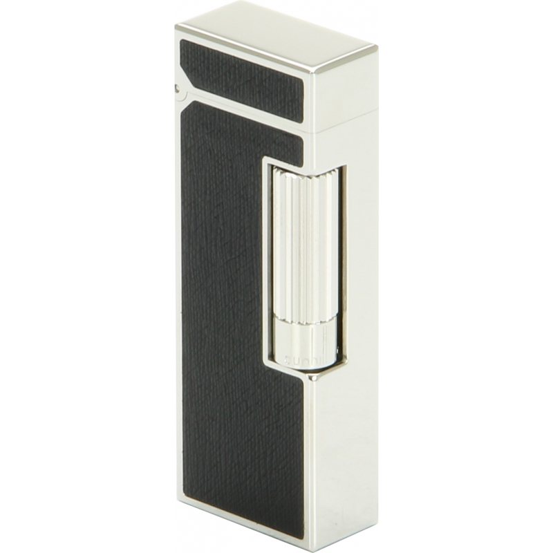 Dunhill Unique Lighter Palladium Leather Free shipping
