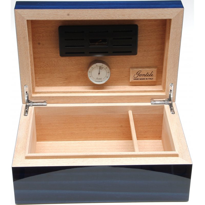 Gentili Humidor Azul 30 Charutos Frete grátis