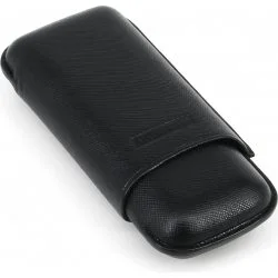 Martin Wess Cigar Case Double Robusto Dante Black