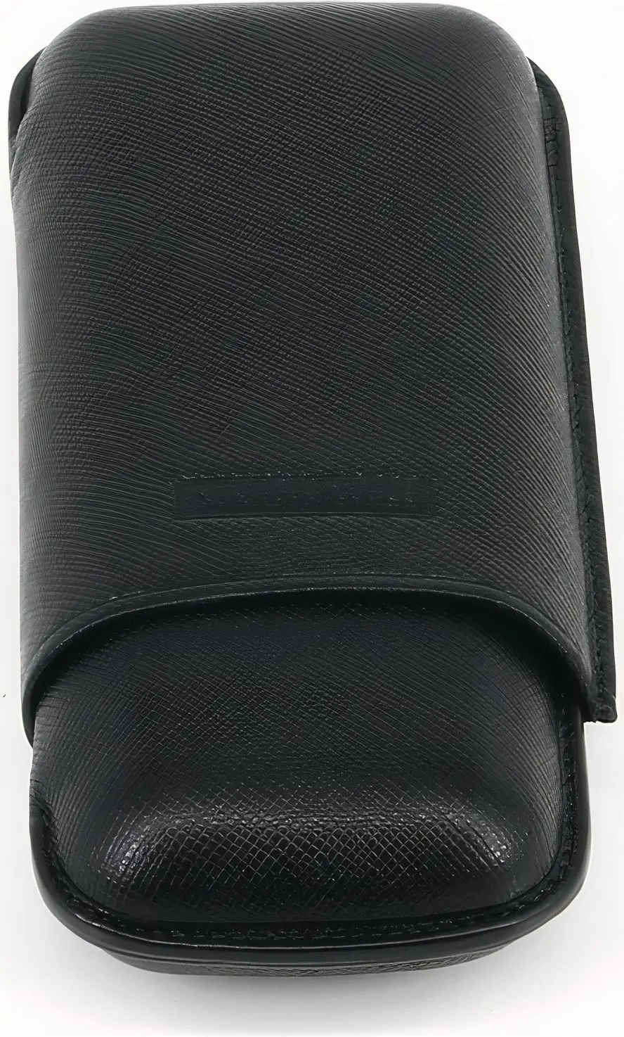 MARTIN WESS DANTE BLACK COWHIDE/ GOATSKIN LEATHER CIGARILLO CASE ** NEW **