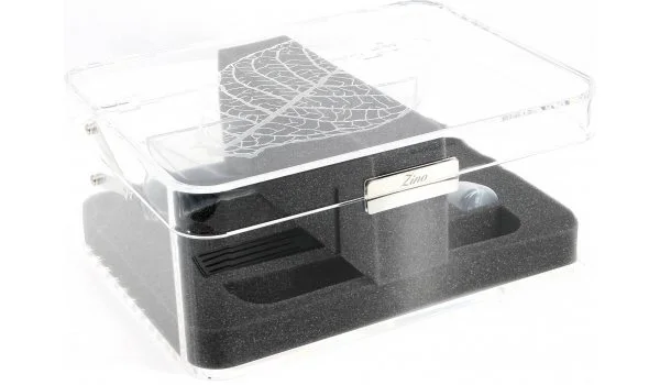 Zino Acrylic Humidor Прозрачен тютюнев лист