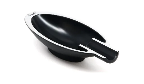 Angelo Cigar Ashtray Black Metal