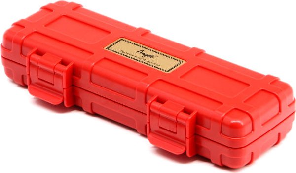 Angelo Double Cigar Case Red