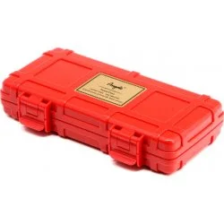 Angelo Triple Cigar Case Red