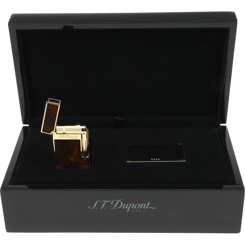 S.T. Dupont Atelier Lighter Chinese Lacquer Dark Brown