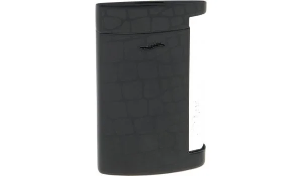 Zapalovač S.T. Dupont Slim 7 černý s motivem krokodýlí kůže