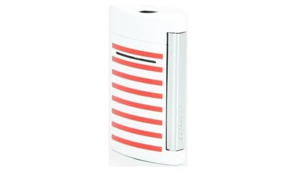 Запалка S.T. Dupont Minijet на ивици тъмносиньо/бяло/червено