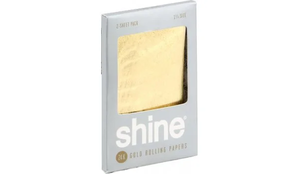 Shine 24K Gold Rolling Papers 2 pieces