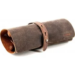 adorini Cigar Roll Real Leather Brown
