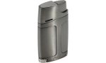 Gunmetal upaljač s dvostrukim plamenom Xikar Element