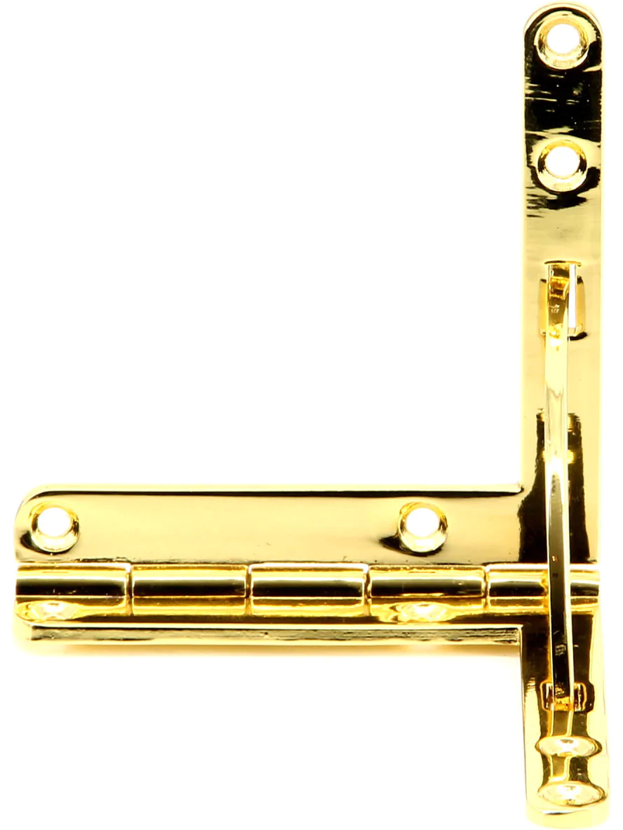 Gold-Plated Quadrant Hinge Large 60x56mm