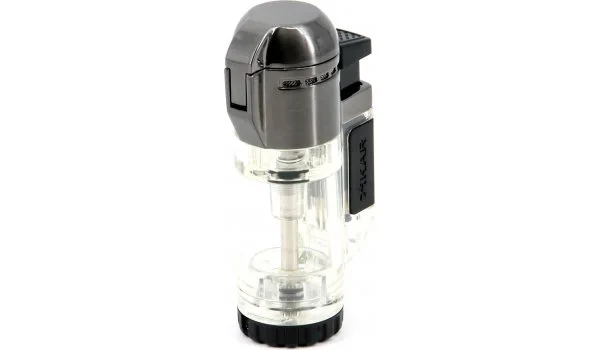 Xikar Jet Lighter Tech Single Jet Flame Clear Transparent