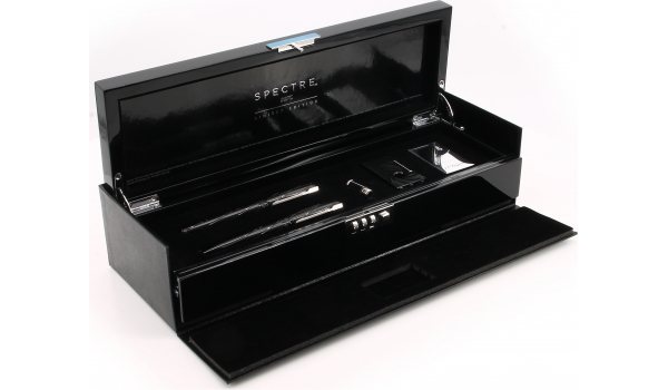 S.T. Dupont 007 Spectre Lighter & 2 Pens Set Collector's Box