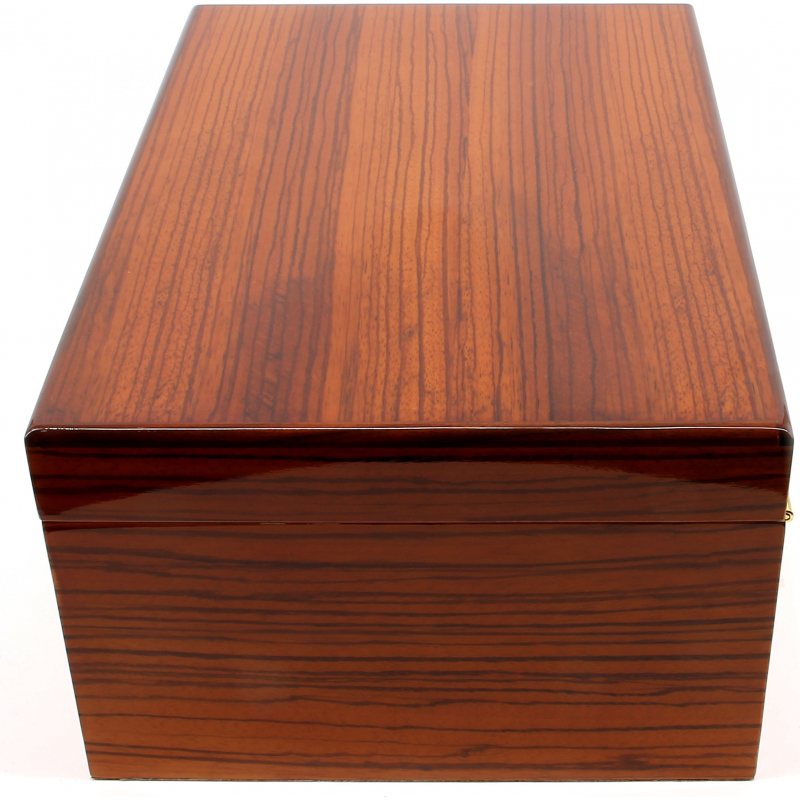 Savoy by Ashton Humidor Zebra Wood Large Basic Edition