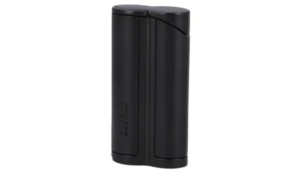 adorini Single Jet Curve Lighter Matt Black uklj. Cigar punč