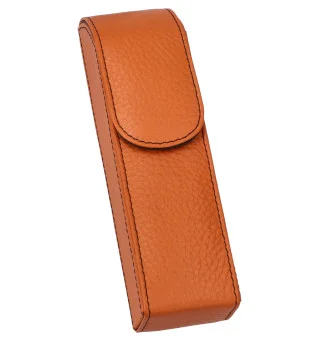 adorini pocket cigar case orange with black yarn