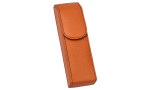 adorini pocket cigar case orange with black yarn