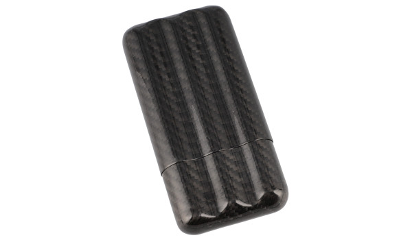 Karbonfiber sigaretui for 3 sigarer