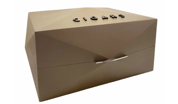 Gentili Humidor Prisma "Cigare" smeđa