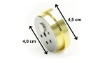 adorini Haarhygrometer klein gold 영상 3