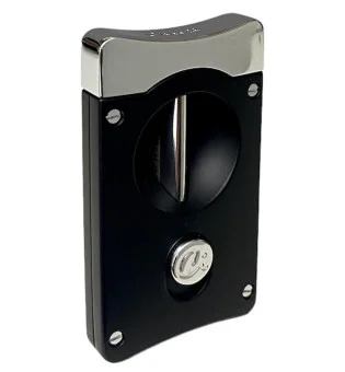 Caseti Cigar V-Cut Cutter, black matt