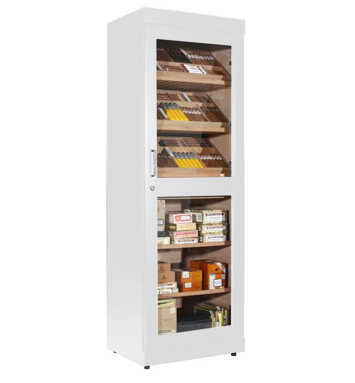 adorini Roma Humidor Cabinet White with Electronic Humidifier photo 2