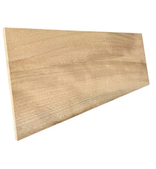 Okume wood veneer 42 mm x 15.3 mm x 5 mm