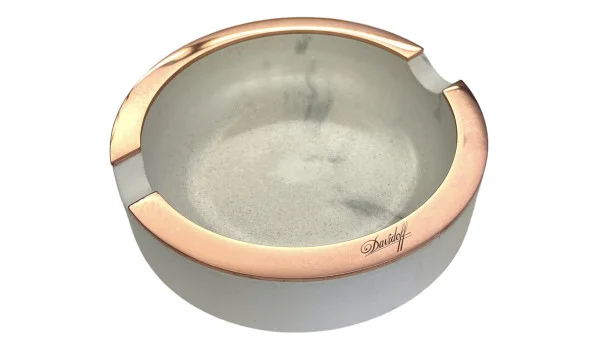 Davidoff Ashtray Concrete, pieni, valkoinen