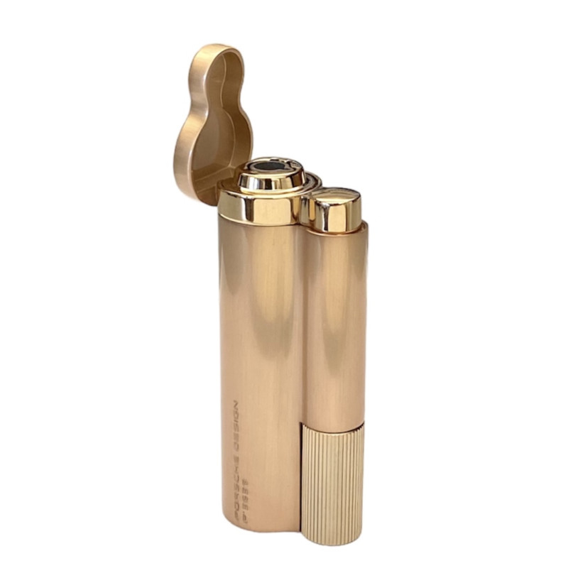 Porsche Design Lighter P3638 PD8 Torch Flame punch rosé gold
