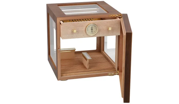 adorini Cube Deluxe Humidor Walnut